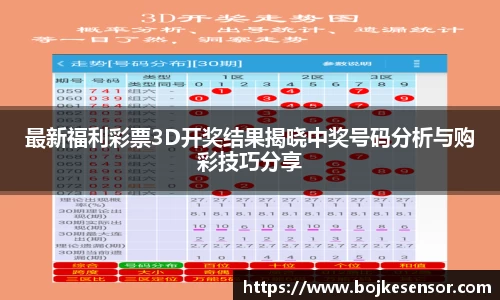 最新福利彩票3D开奖结果揭晓中奖号码分析与购彩技巧分享